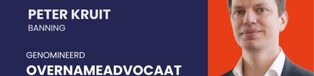 Overnameadvocaat van het Jaar 2025, nominatie Peter Kruit